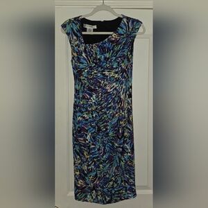 Maggy London Sleeveless Multicolor Dress Size 6